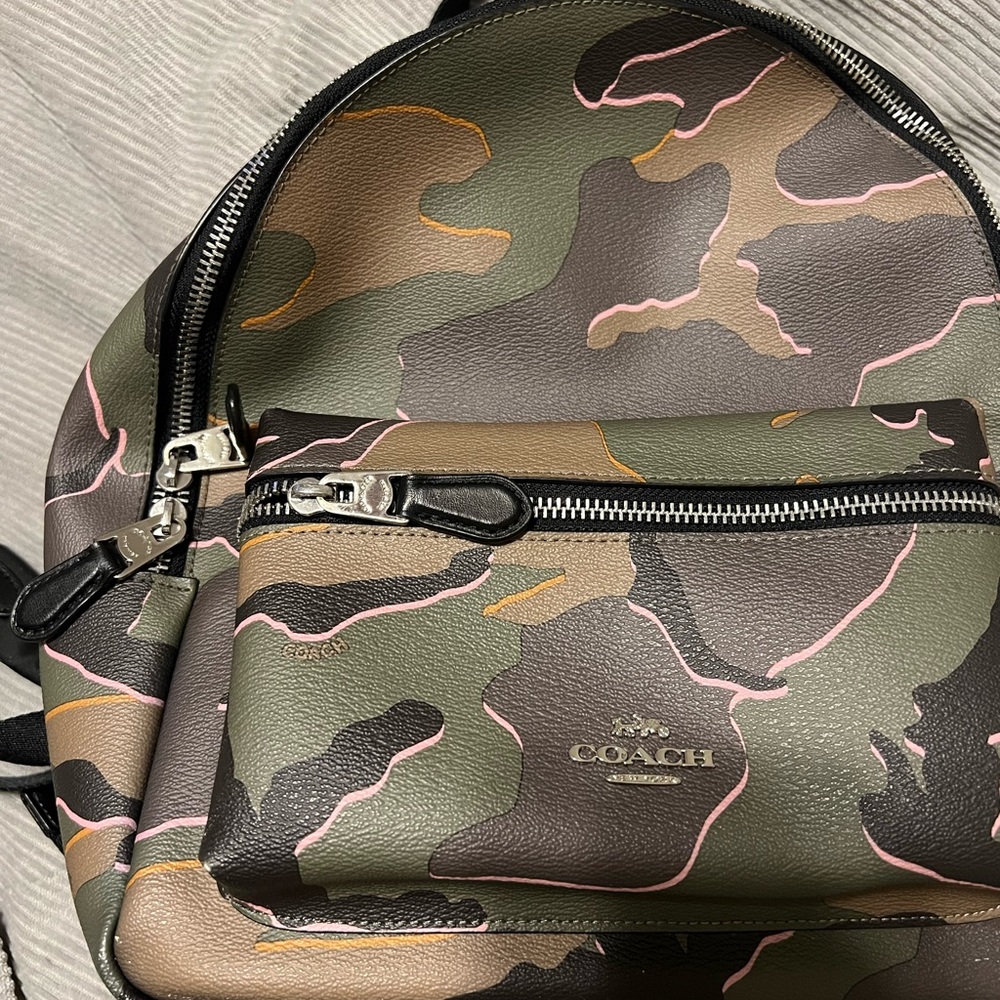 Coach Camouflage Backpack – Barely Worn, Great Condition! - Picture 3 of 4